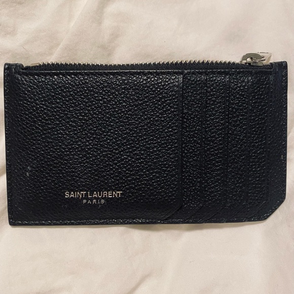 YSL Saint Laurent Fragment wallet in black - Picture 5 of 9